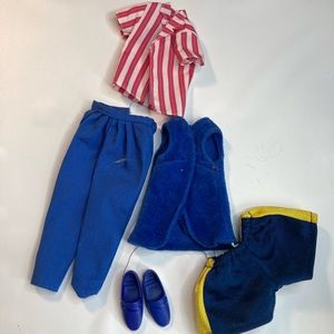 Barbie Ken fashion doll vintage clothes outfit lot